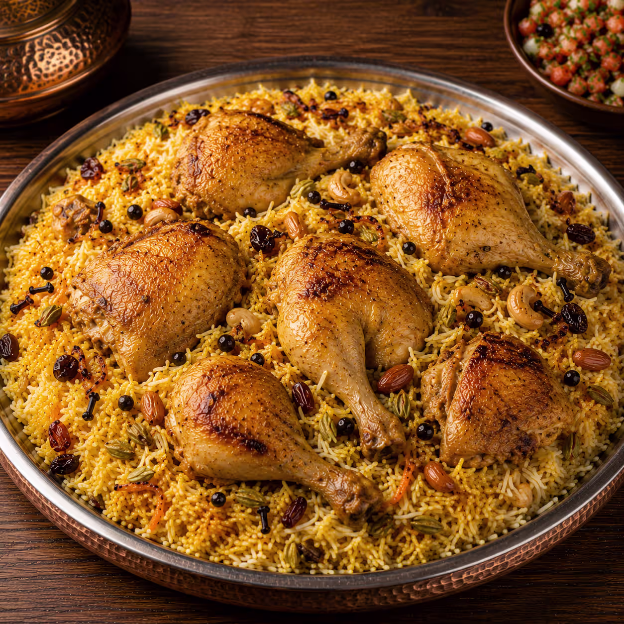 كبسة بالدجاج